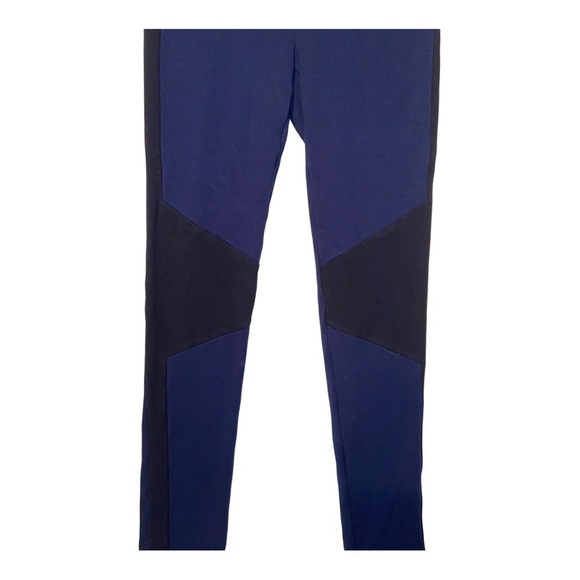 THEORY Rosamon Classical Skinny Stretch Riding Pant Navy with Black Accent 4 - Picture 3 of 11